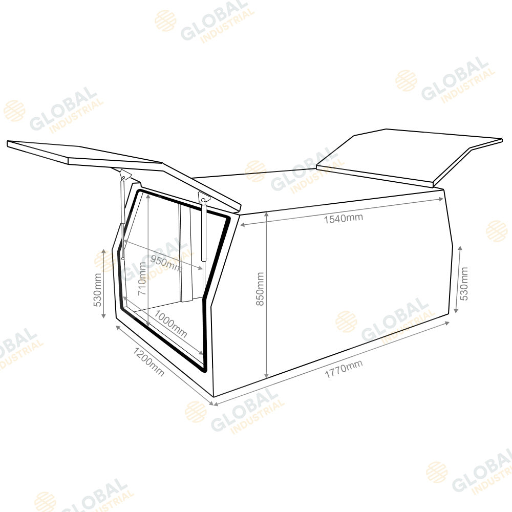 UTE CANOPY 1200mm